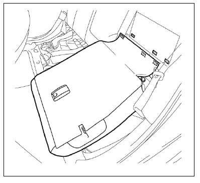 Dépose de la batterie HV (modèle 2010) 