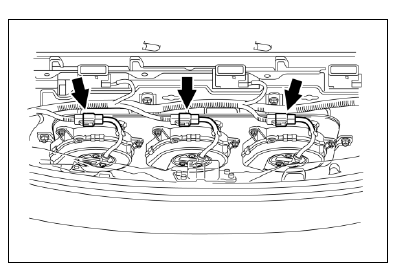 Dépose de la batterie HV (modèle 2010) 