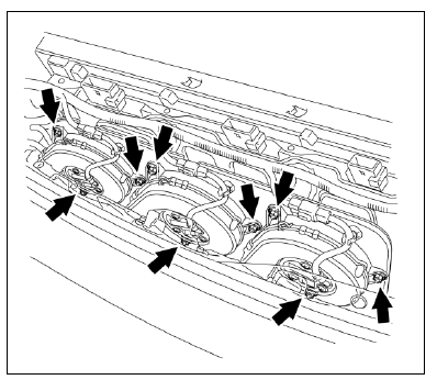 Dépose de la batterie HV (modèle 2010) 