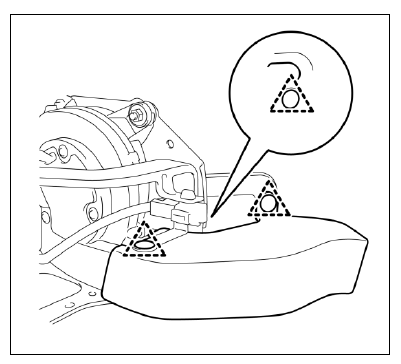 Dépose de la batterie HV (modèle 2010) 