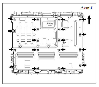 Dépose de la batterie HV (modèle 2010) 