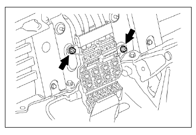 Dépose de la batterie HV (modèle 2010) 