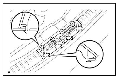 Dépose de la batterie HV (modèle 2012) 