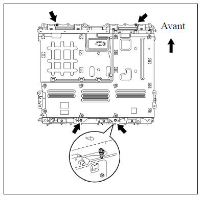 Dépose de la batterie HV (modèle 2010) 