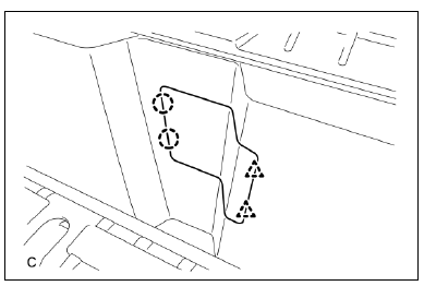 Dépose de la batterie HV (modèle 2012) 