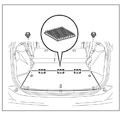 Dépose de la batterie HV (modèle 2012) 