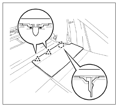 Dépose de la batterie HV (modèle 2012) 